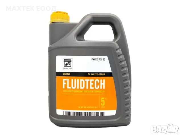 Масло за винтови компресори Fluidtech 5 л.