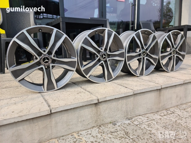 Оригинални Джанти Мерцедес C-Klasse W205-17 цола, снимка 4 - Гуми и джанти - 53118804