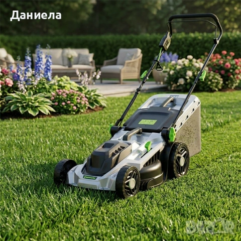 Мощна електрическа косачка за трева 2400W , снимка 2 - Градинска техника - 53944703