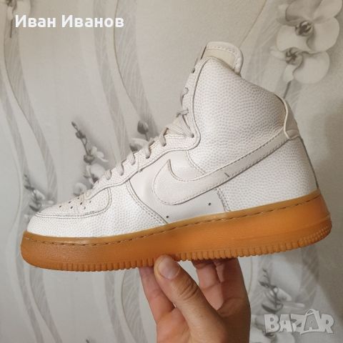 оригинални маратонки NIKE AIR FORCE 1 HI SE "PHANTOM" номер 38-38,5, снимка 1 - Маратонки - 46410786