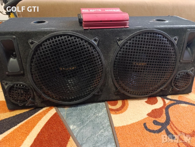 Бас 2х12инча + усилвател, снимка 4 - Тонколони - 53678319