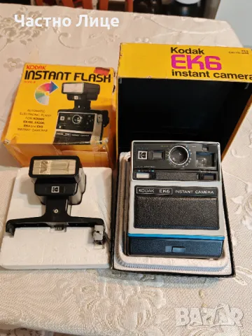 Комплект USA Камера Фотоапарат Kodak Модел ЕК6 + Светкавица, снимка 1 - Фотоапарати - 48472262