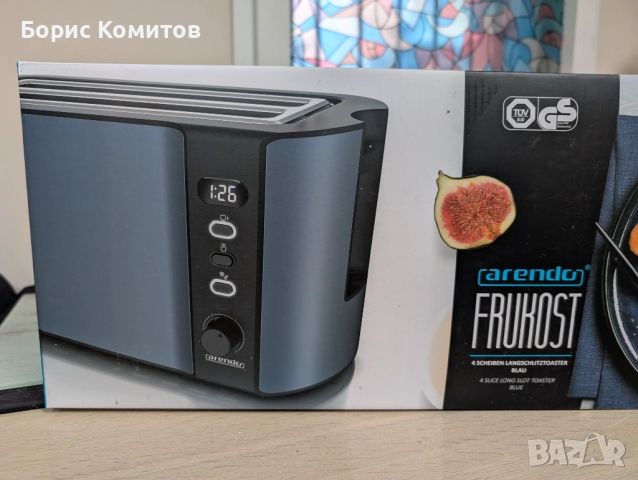 Тостер за 2 филии, снимка 3 - Тостери - 52875368