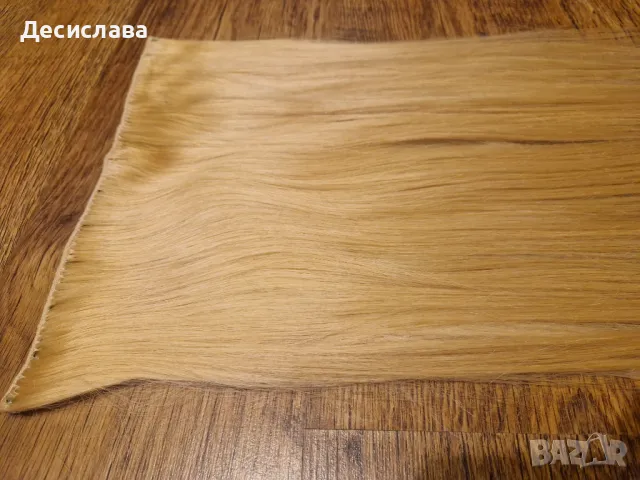 Славянска коса, естествена - на треса за трайно поставяне, рус цвят