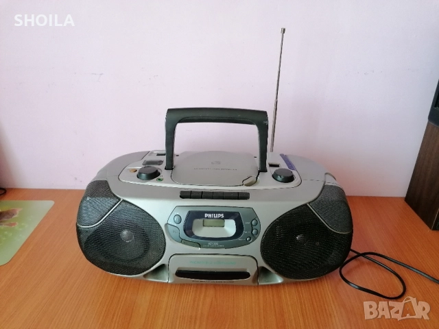 ТОП ОФЕРТА-Philips Boombox Az1202, снимка 6 - Радиокасетофони, транзистори - 51507748