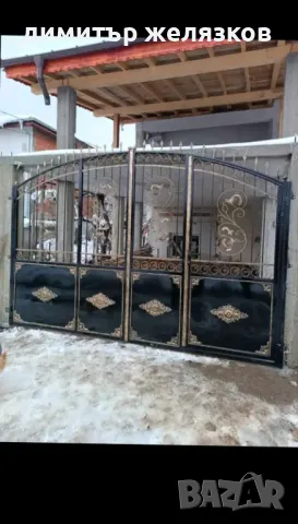Ковано желязо врати парапети огради