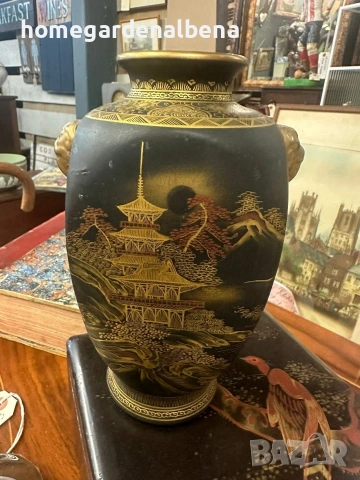 Японски вази „Черната Прелест" – Рядка колекционерска находка, снимка 13 - Вази - 54073575