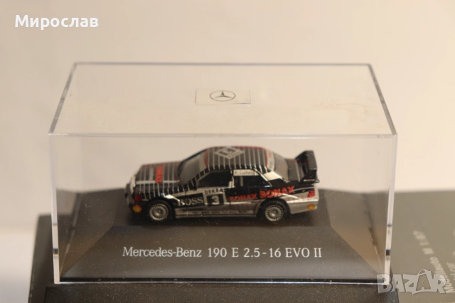 HERPA H0 1/87 MERCEDES 190 EVO AMG КОЛИЧКА КАМИОН МОДЕЛ, снимка 3 - Колекции - 52822368
