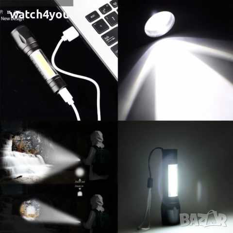 НОВ LED ФЕНЕР ДЖОБНО ФЕНЕРЧЕ ФЕНЕРИ FLASHLIGHT FENERCHE КОМПАС ОТ НЕРЪЖДАЕМА СТОМАНА.COMPASS КОМПАСИ, снимка 13 - Екипировка - 50499962