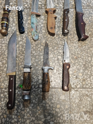 Стари ножове 12 бр , снимка 11 - Антикварни и старинни предмети - 52696195