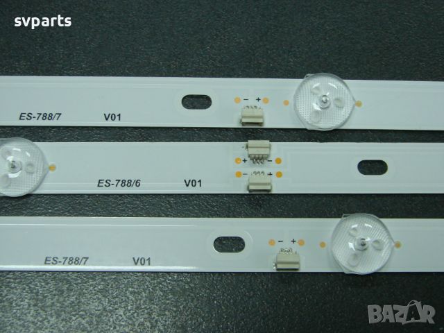LED ленти за подсветка 3бр. JS-D-JP385DM-062EC/071EC, снимка 4 - Части и Платки - 45648167