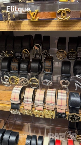 колани от естествена кожа в кутия celine louis vuitton hermes loewe , снимка 5 - Колани - 52907852