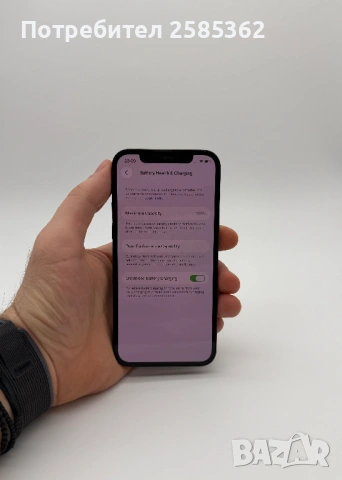 iPhone 12 64GB Midnight / 100% Батерия / Като нов, снимка 4 - Apple iPhone - 53251496