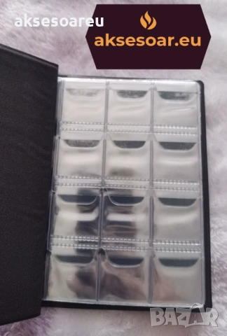 Нов Кожен албум за монети с 10 прозрачни страници с 120 джоба Книга  каталог за колекция на монети, снимка 2 - Нумизматика и бонистика - 53770012