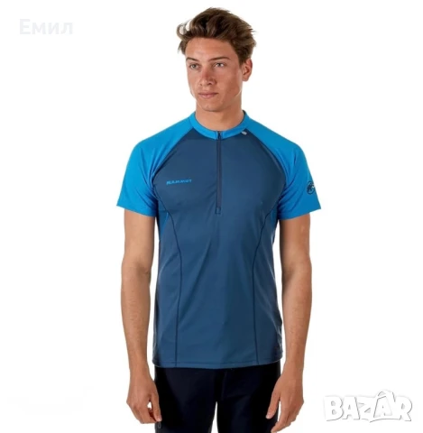 Мъжка тениска Mammut Sertig Half Zip  Tee, Размер S, снимка 1