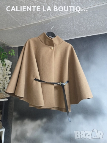 Късо пончо, снимка 3 - Палта, манта - 51995190