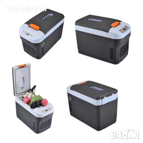 Хладилна чанта 25L за автомобил – 12V / 24V / 220V за път, пикник и къмпинг, снимка 4 - Аксесоари и консумативи - 50830654