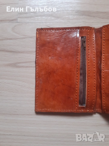 Портфейл- естествена кожа, купуван от Мароко , снимка 5 - Портфейли, портмонета - 54173420