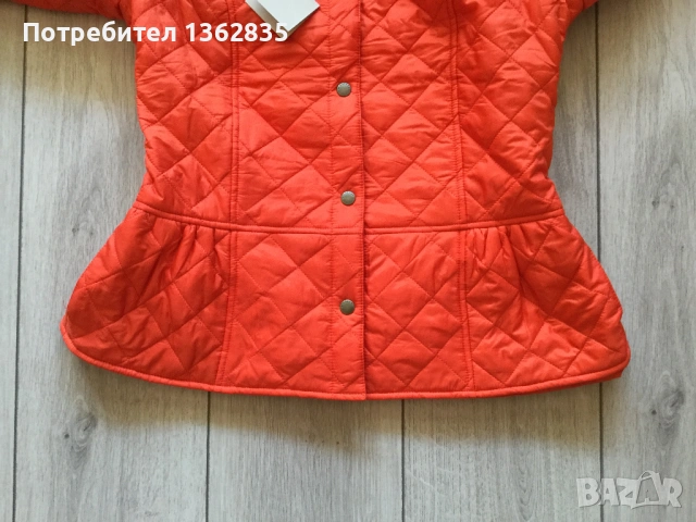 НОВО 100 % оригинално дамско оранжево яке BURBERRY размери S , M и L, снимка 7 - Якета - 53126597
