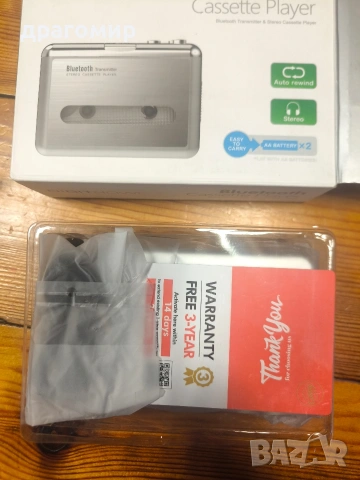DIGITNOWI Bluetooth Cassette Player, снимка 4 - Други - 53495141