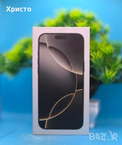 НОВ!!! Apple iPhone 16 Pro Max, 256GB, 5G, Natural Titanium , снимка 1 - Apple iPhone - 48899721