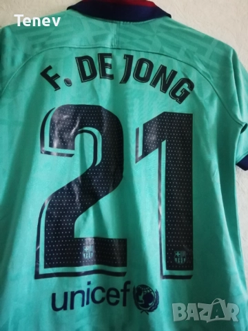 Barcelona Frenkie de Jong оригинална тениска фланелка Барселона Френки Де Йонг , снимка 3 - Тениски - 51618317