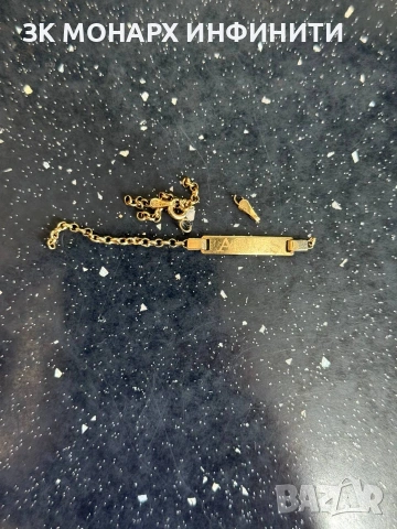 Златна гривна (Скъсана), снимка 3 - Гривни - 53580791