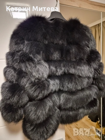 Палто от естествен косъм , снимка 4 - Палта, манта - 54184825