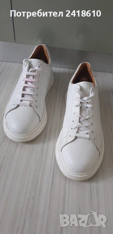 Hugo Boss Leather Mens Size 44/ - 28 см ОРИГИНАЛ! Мъжки спортно - елегантни обувки естествена кожа!, снимка 9 - Кецове - 53585650