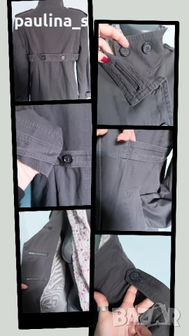 Два броя / Винтидж дънково палто / манто "Donna 10" и "East Village" , снимка 11 - Палта, манта - 48375878