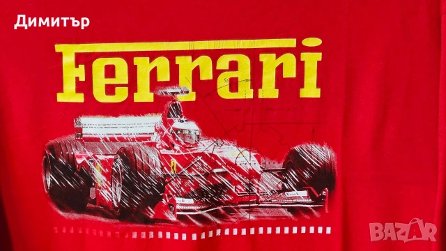 Оригинална тениска на Ferrari 1999 formula 1 рали speed f1 XXL hot wheels car race, снимка 3 - Тениски - 53491223