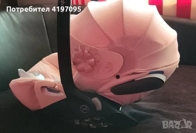 столче за кола Cybex Simply Flowers pink, снимка 5 - Столчета за кола и колело - 48800544