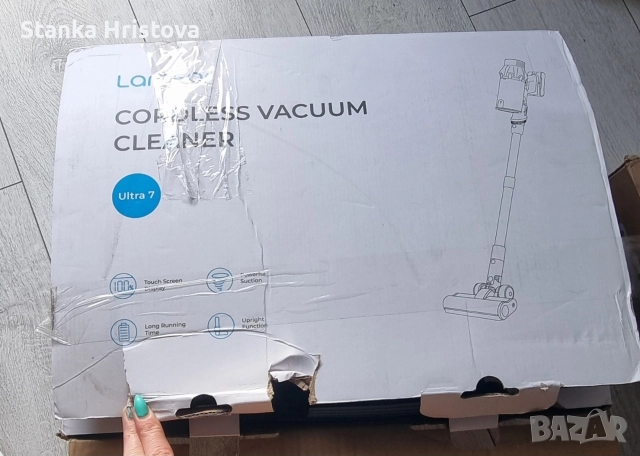 Акумулаторна прахосмукачка Laresar Ultra 7., снимка 2 - Прахосмукачки - 52688981