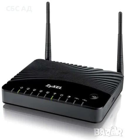 ZyXel AMG1312-T10B Wireless N ADSL2+ 4-port Gateway with USB, снимка 1 - Рутери - 47075455