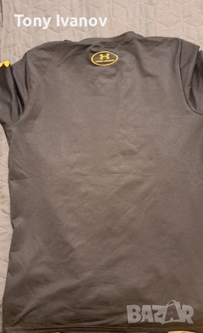 UNDER-ARMOUR черна тениска на Батман , снимка 3 - Детски анцузи и суичери - 53905842