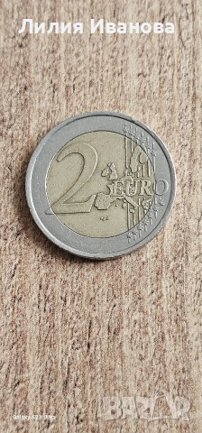 Монета от 2 евро ФРАНЦИЯ 2001 - Liberte Egalite Fraternite , снимка 5 - Нумизматика и бонистика - 54302296