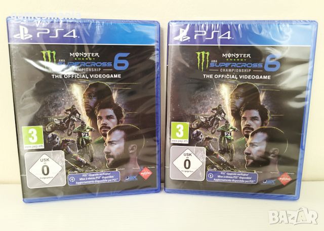 [ps4/ps5] ! СУПЕР цена ! Monster Energy Supercross 6/ НОВИ/1-2 играча, снимка 1 - Игри за PlayStation - 46684139