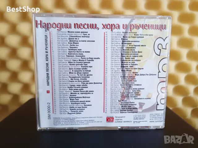 Народни песни хора и ръченици - MP3, снимка 2 - CD дискове - 47403905