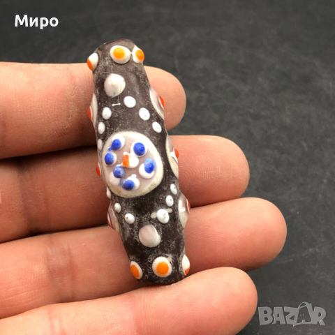  РИСУВАНО СТЪКЛО КЕРАМИКА СТАРА МЪНИСТА ТАЛИСМАН УРОКИ АМУЛЕТ, снимка 3 - Антикварни и старинни предмети - 44940723