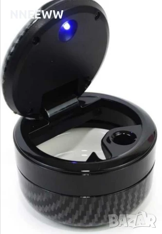 Карбонов пепелник BMW с порцеланова чаша, снимка 2 - Аксесоари и консумативи - 50711356