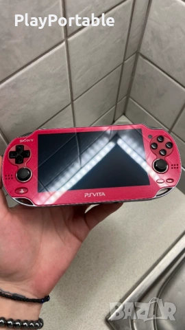 Modded PS Vita PCH-1100 Cosmic Red 128GB/256GB 150+/250+ games, снимка 5 - PlayStation конзоли - 54193540