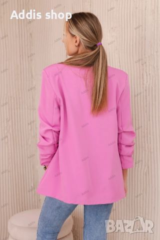 Елегантно дамско сако с ревери, 15цвята , снимка 4 - Сака - 46117599