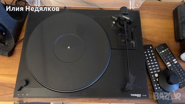 Спешно!!! Грамофон Thorens TD180 дозата е в гаранция до 12.24, снимка 1 - Грамофони - 46444861