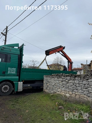 Самосвал с кран , снимка 3 - Транспортни услуги - 54183763