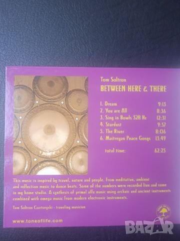 Tom Soltron - Between Here And There - оригинален диск музика, снимка 2 - CD дискове - 45424597