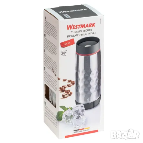 Изолирана термо чаша за пътуване Westmark Viva, 400ml, снимка 7 - Чаши - 49244775