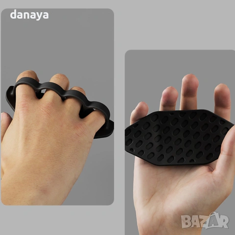6464 Неплъзгащи се гумени ръкохватки за тренировка, 2 броя, снимка 4 - Спортна екипировка - 53796543
