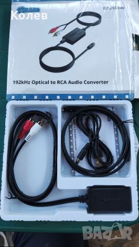Аудио конвертор Optical to RCA , снимка 1 - Аудио касети - 46011039