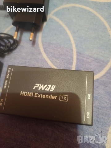 Pway PW-HT202PG HDMI удължител през Ethernet 1080p@60Hz, 3D, през единичен Cat5e/Cat6/Cat 7 НОВО, снимка 9 - Кабели и адаптери - 53501757