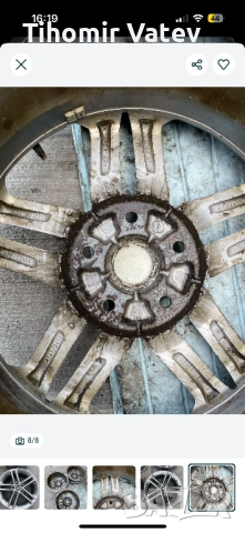 Оригинални джанти 17’ за Хюндай Санта Фе 2018 г, снимка 8 - Гуми и джанти - 51909565